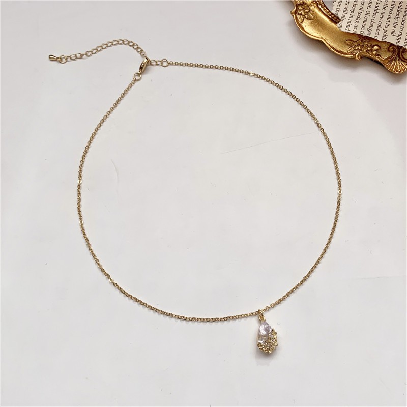 Dây chuyền pha lê hình giọt nước MS183