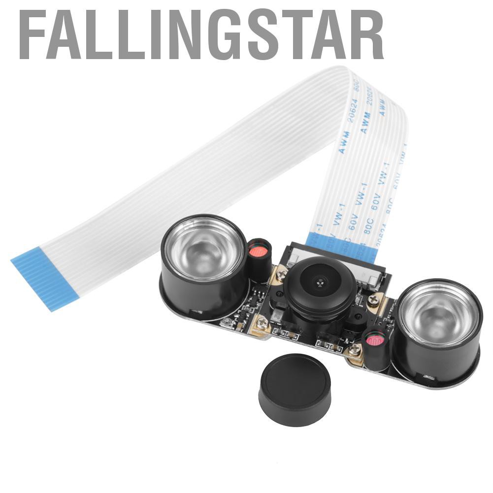 Fallingstar 5 Million Pixels Night Vision 130° Viewing Angle Camera Module Board For Raspberry Pi B 3/2