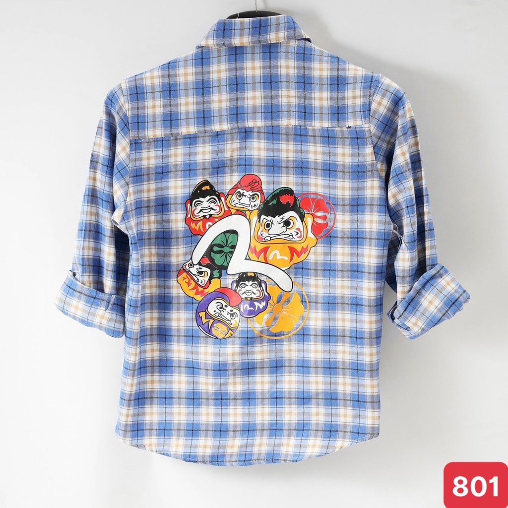 Áo sơ mi nam cao cấp chất liệu cotton đẹp màu xanh trắng họa tiết karo dài tay kiểu dáng hàn quốc ADO102 mẫu mới
