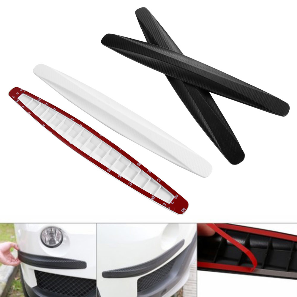 2 Miếng dán bảo vệ cạnh cửa xe ô tô bằng sợi carbon chống trầy xước nhiều màu sắc