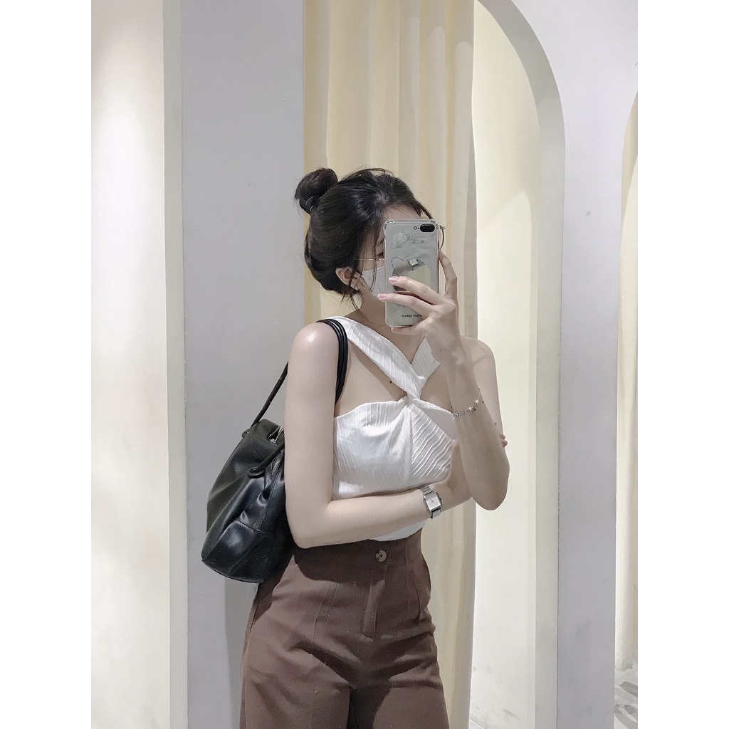 ÁO YẾM CỔ XOẮN NỮ CÁ TÍNH THỜI TRANG, meme top