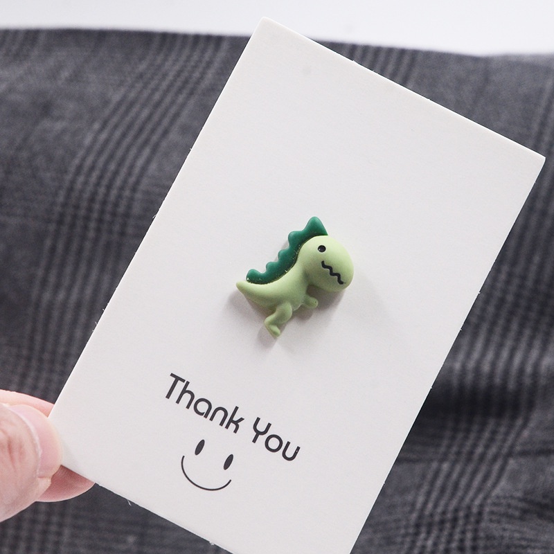 Ghim Cài Áo Hình Khủng Long Hoạt Hình Dễ Thương Sáng Tạo