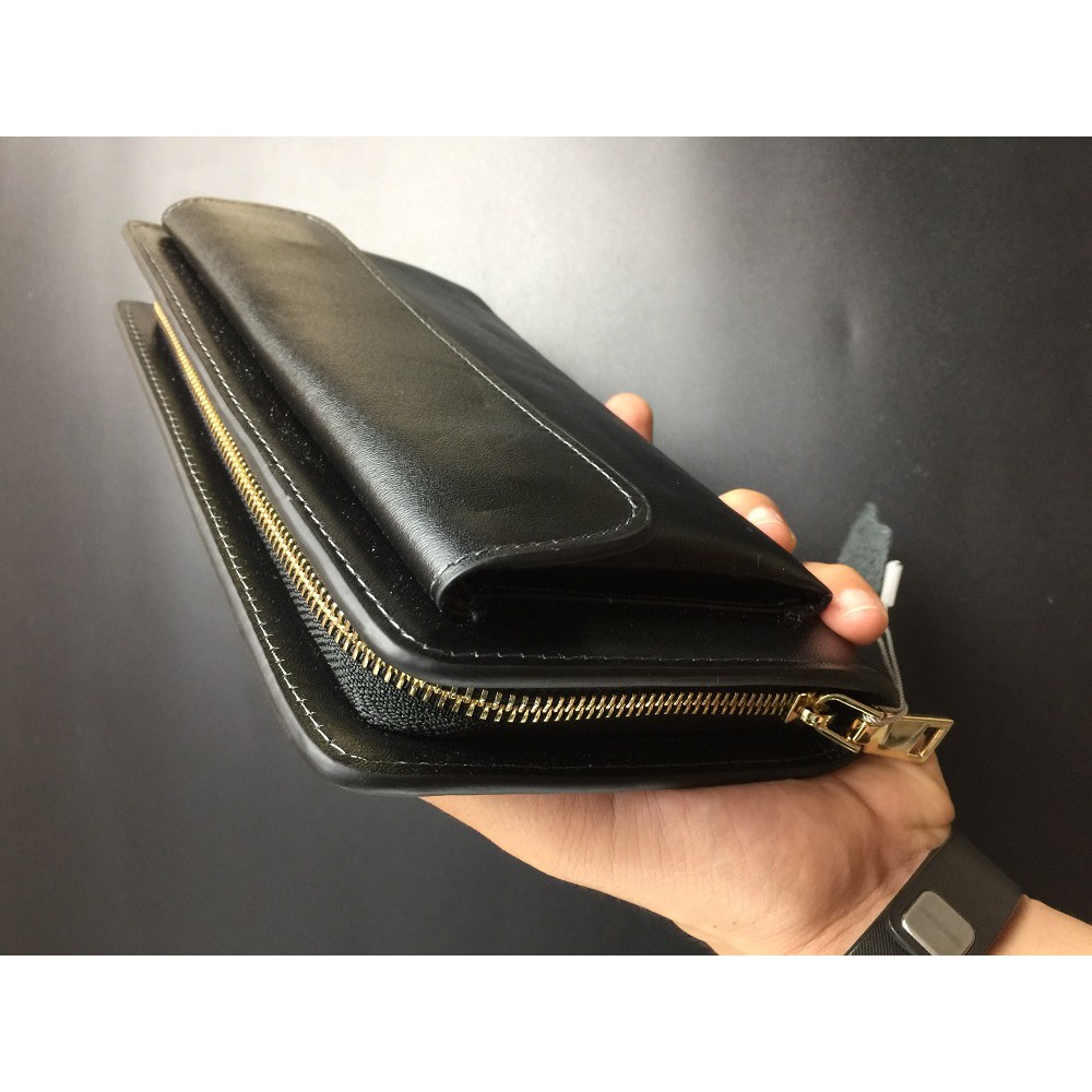 [Da thật] Ví Da Nam Cầm Tay Clutch, Ví Công Sở, 1 Ngăn Nắp Gập CL126 - Bảo Hành 3 Năm | BigBuy360 - bigbuy360.vn