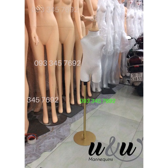 Manocanh baby 2-4-6 tuổi chân sắt vàng đồng