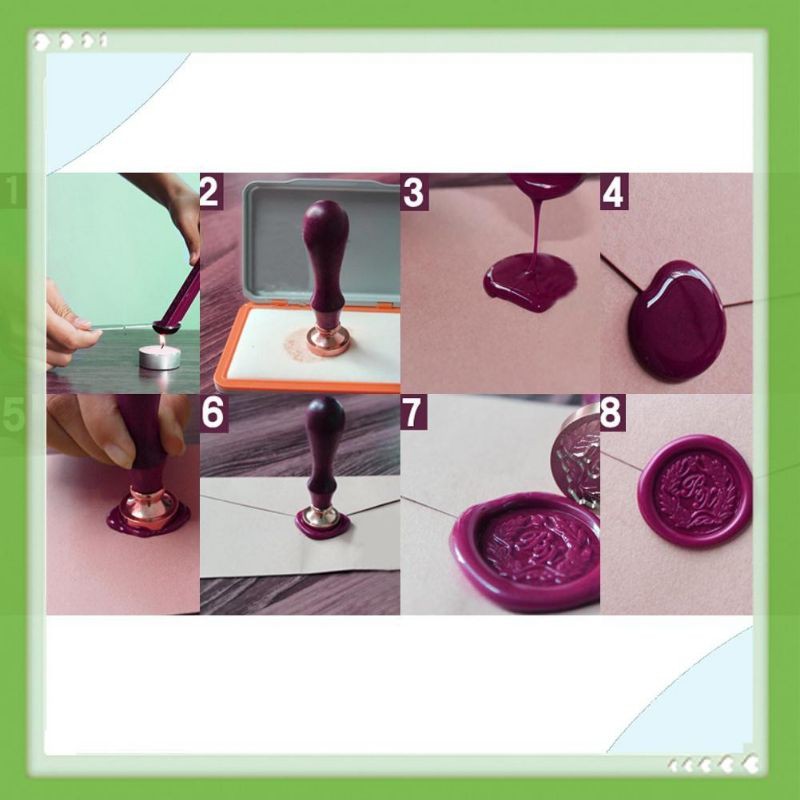 100 viên sáp niêm phong wax seal đơn sắc