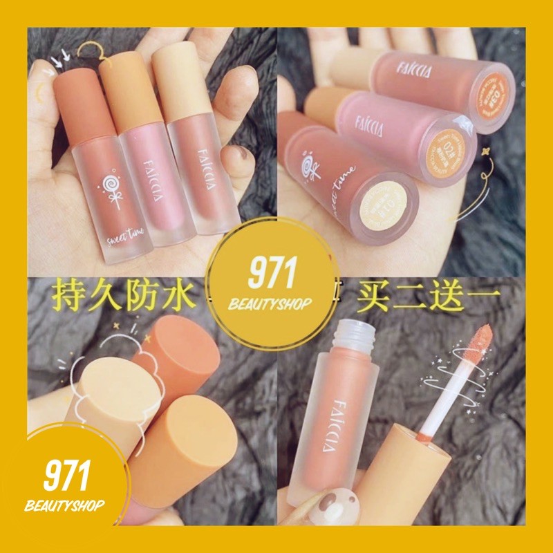 MÁ HỒNG KEM FAICCIA BEAUTY NỘI ĐỊA TRUNG 2 IN 1