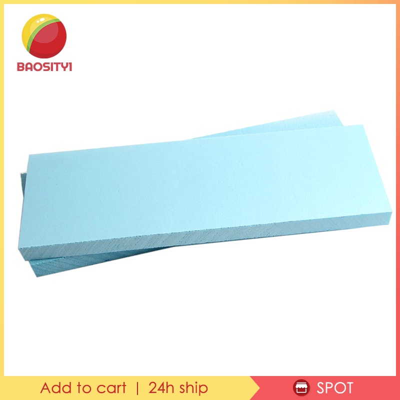 5pcs Polystyrene Foam Slab Diorama Bases for Crafting Modeling Art Projects Blue