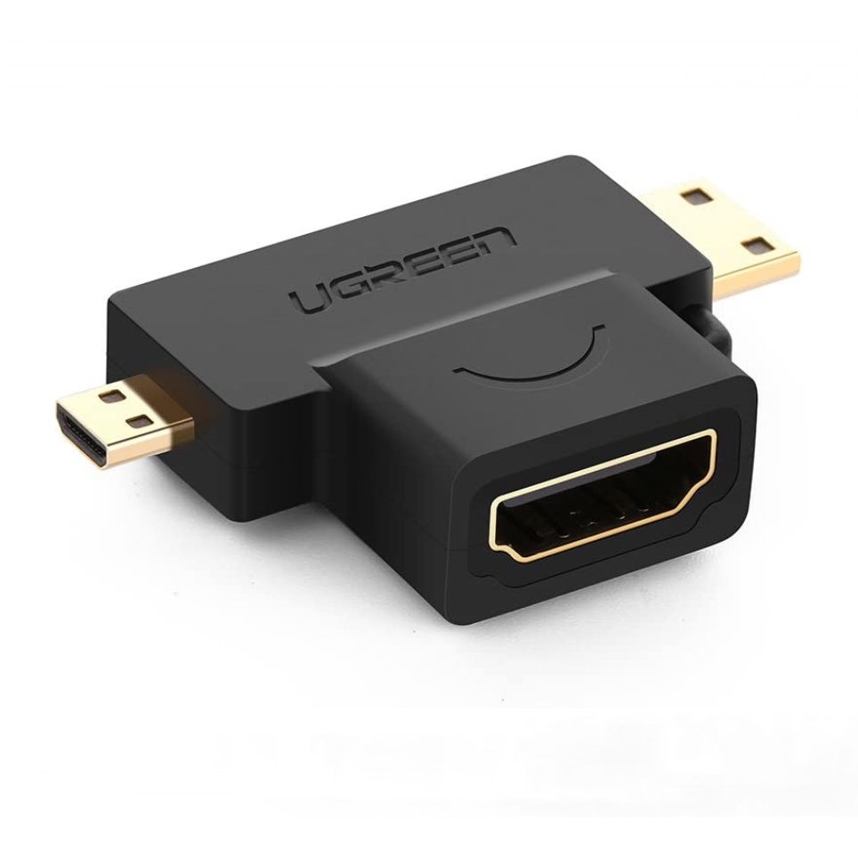 Đầu chuyển HDMI to Mini HDMI và Micro HDMI UGREEN HD129 20144