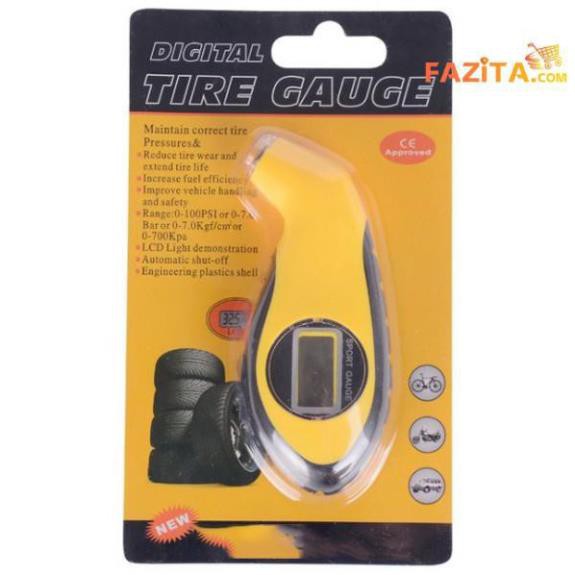 Đồng hồ đo áp suất lốp độ chính xác cao Tire Gauge - chính hãng nhập khẩu bởi phukienthanhduc.com