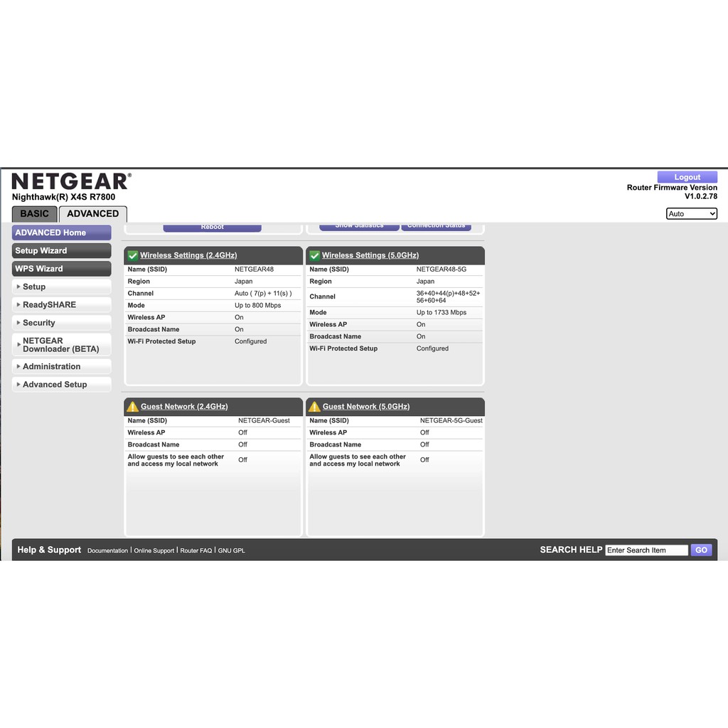 Bộ Phát wifi Netgear R7800 cũ full box/ không box