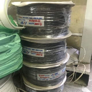 dây mạng sino đồng dầu 8 sợi đồng cuộn 200m chính hãng