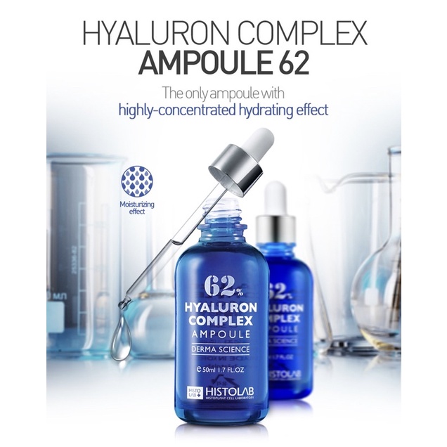Tinh Chất Cấp Ẩm Thiết Yếu - HYALURON COMPLEX AMPOULE 62%