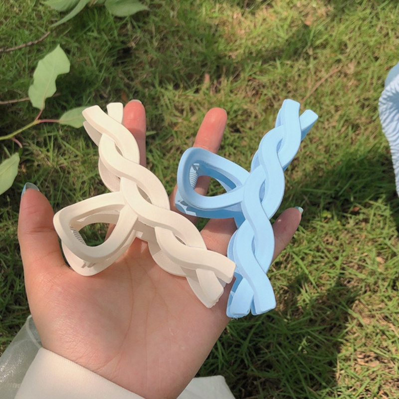 Kẹp tóc đuôi ngựa nhiều màu sắc tùy chọn cỡ lớn không trượt thời trang