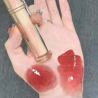  Son Bóng OULESONG Màu Sắc Quyến Rũ Dưỡng Ẩm Lâu Trôi Không Dính Cốc 