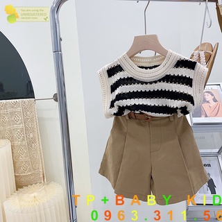 SET áo len mongtoghi kẻ sọc siêu hot hit cho bé size đại