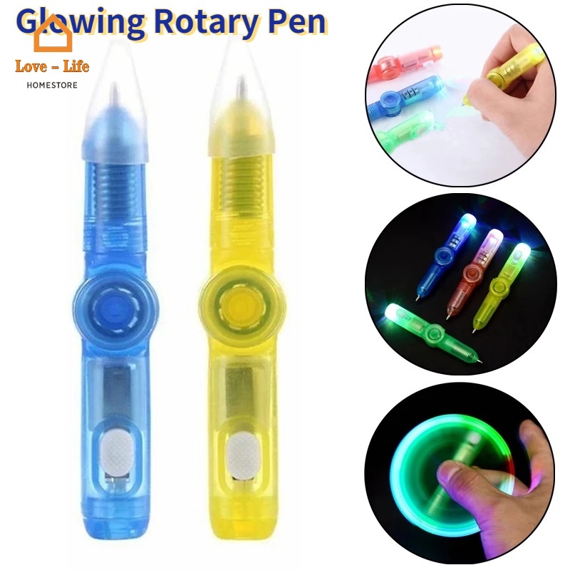 Bút Bi Lăn Có Đèn LED Phát Sáng Giúp Giảm Căng Thẳng