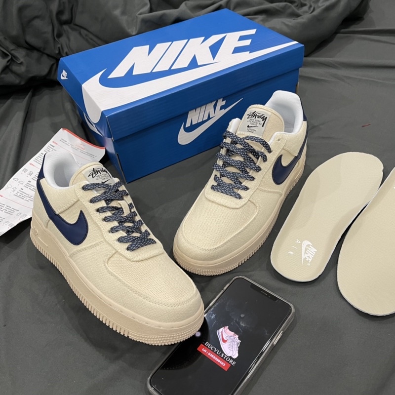 GIÀY AIR AF1 ‘07 BEIGE DEEP LAI AU [ FULL BOX + FREE SHIP ]