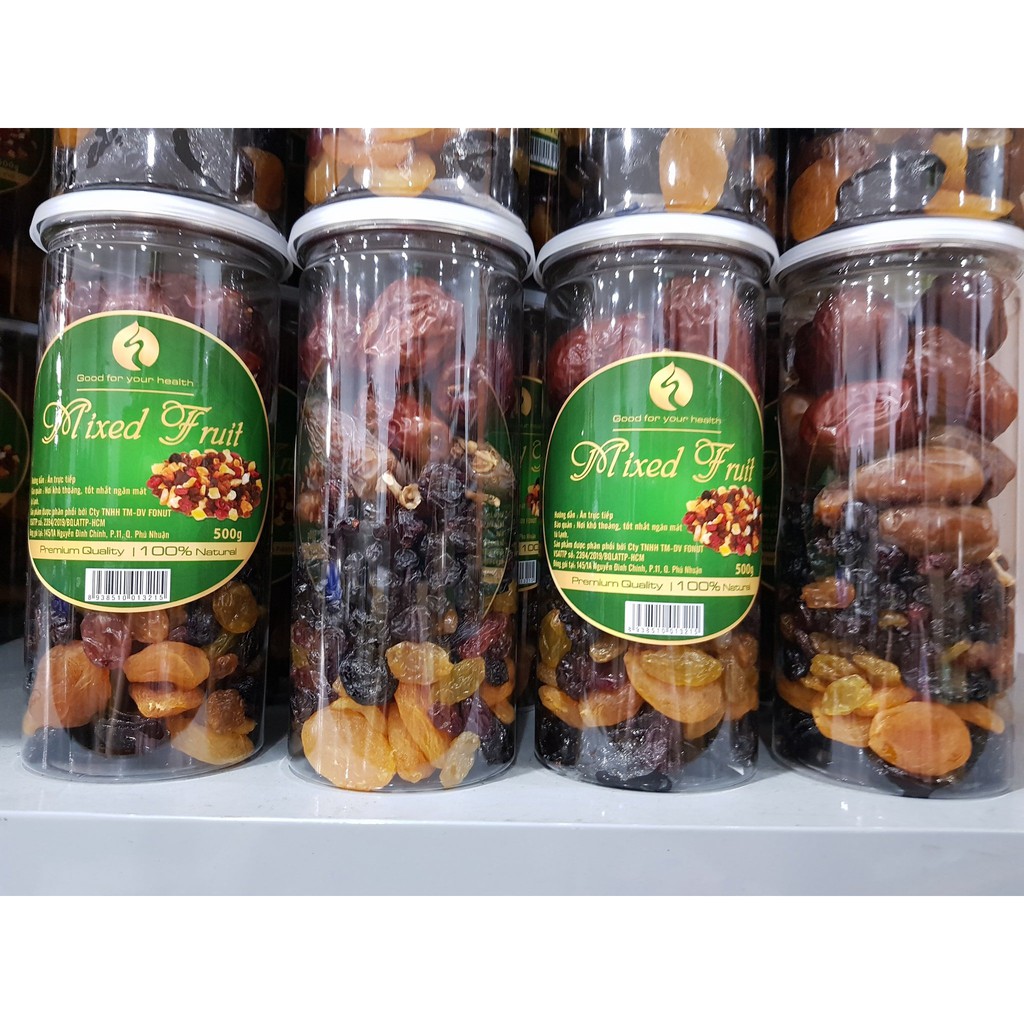 Hỗn hợp trái cây sấy dẻo 500g