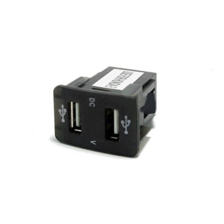 Cổng Sạc 2 USB Vôn Kế Điện Cho Xe Hơi 12-24V 4.2A 37x25x56mm
