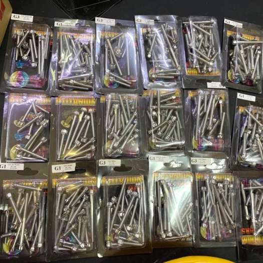 Ốc inox 304 salaya gắn lốc máy các loại xe wave dream si ex win sonic satria winner exciter vario air blade vision fu