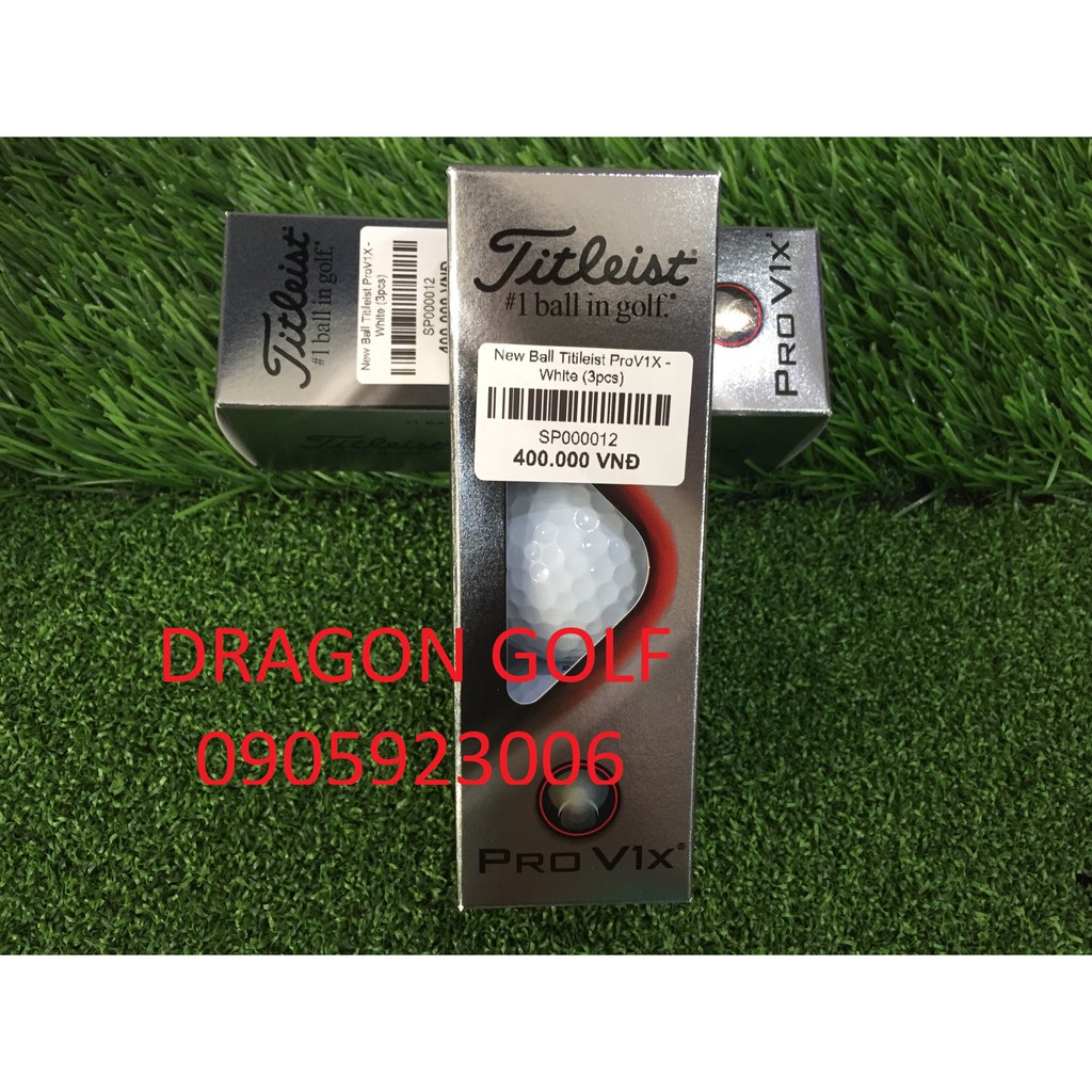 Bóng gôn (golf balls) *Hộp nhỏ 3 quả* Titleist Pro V1 &Pro V1X 2021 white  [chính hãng]