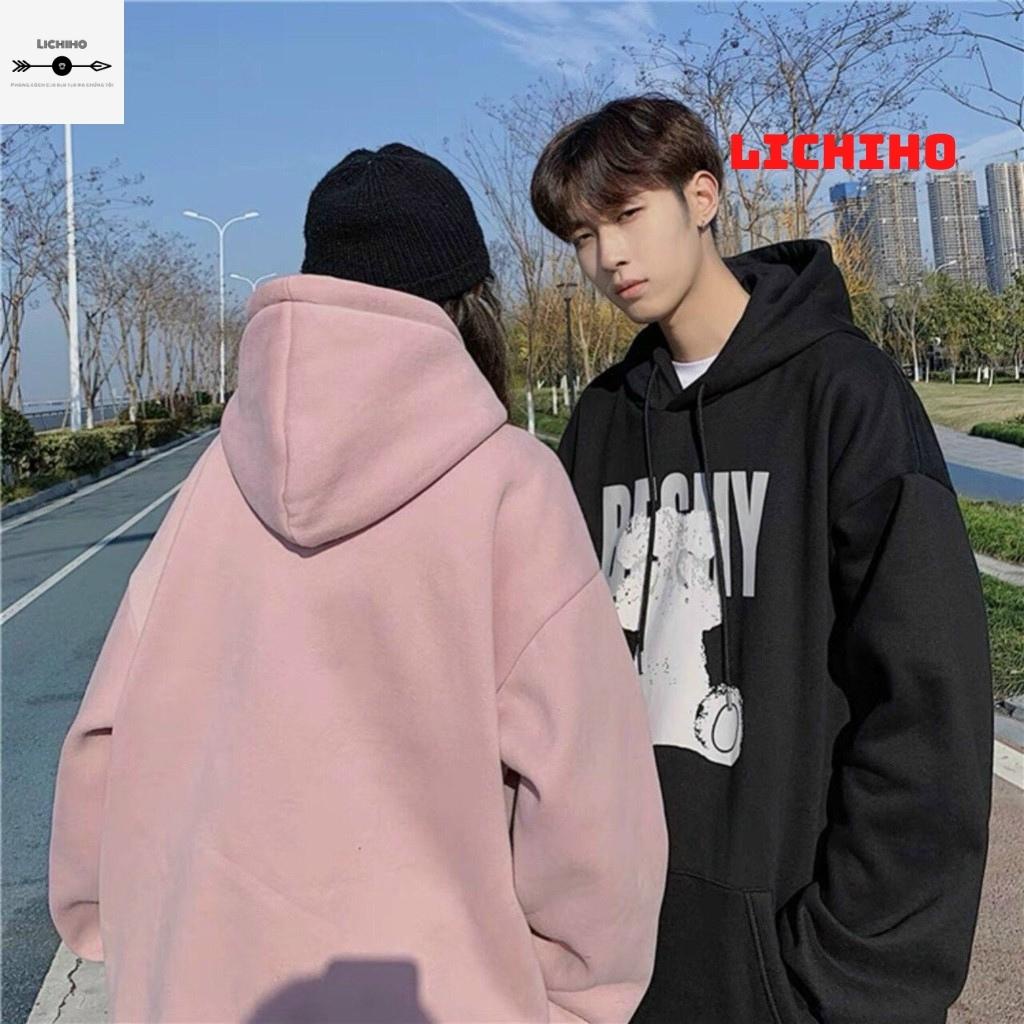 Áo khoác nỉ unisex fom rộng GẤUH AKMN13 LICHIHO jacket hoodie nam nữ streetstyle hottrend rẻ đẹp,mềm mịn | BigBuy360 - bigbuy360.vn