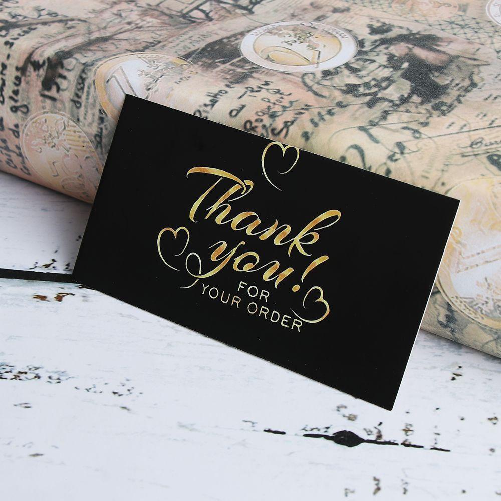 Set 50 Tấm Nhãn Dán &quot;Thank You&quot; Cho Các Bữa Tiệc