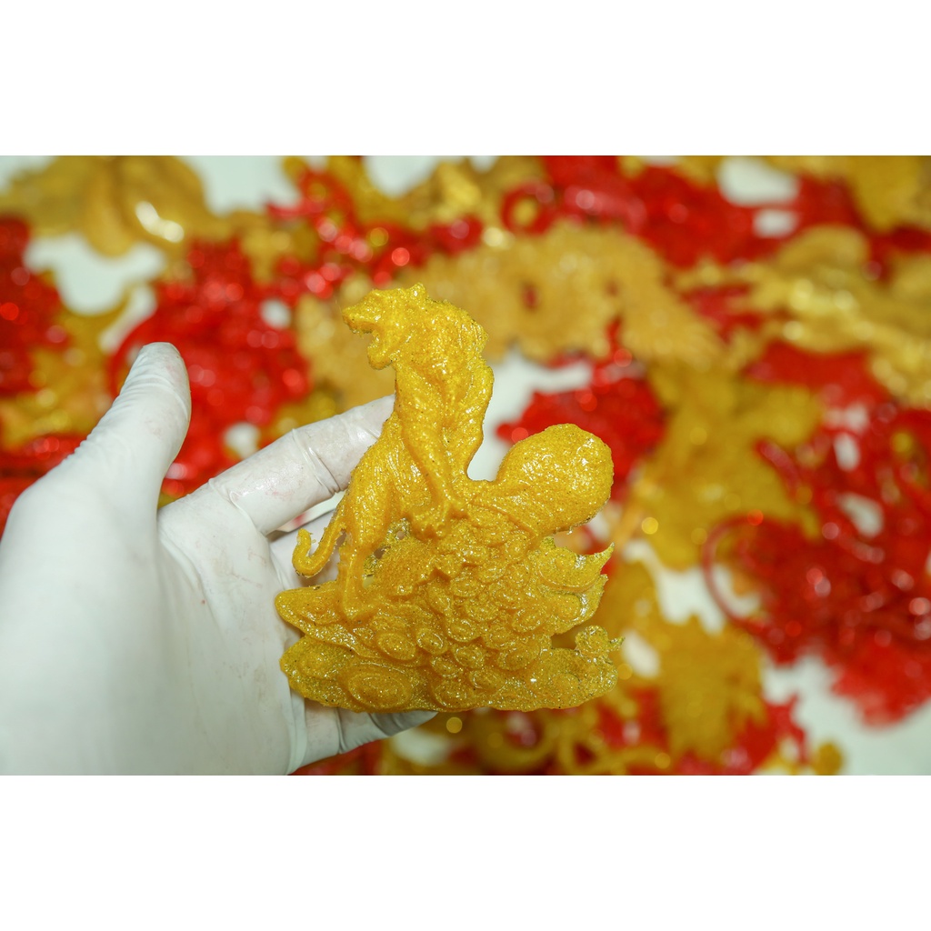 . Hình nổi thư pháp 3D-MẪU HỔ 2022[Trang trí dưa, dừa bưởi thư pháp ngày tết]ThanghaCalligraphy | BigBuy360 - bigbuy360.vn