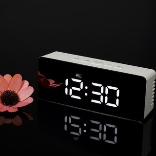 Đồng hồ Led gương để bàn
