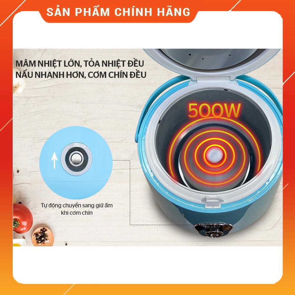 Nồi Cơm Điện Happy Time HTD8522G 1,2l Màu Xanh, Kiểu Dáng mới lạ, độc đáo - Lòng nồi Chống Dính Cao Cấp. | BigBuy360 - bigbuy360.vn