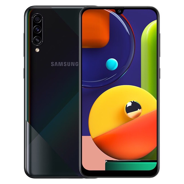 Điện thoại Samsung A50s chính hãng ram 4gb, rom 64gb, vân tay trong màn đã qua sử dụng
