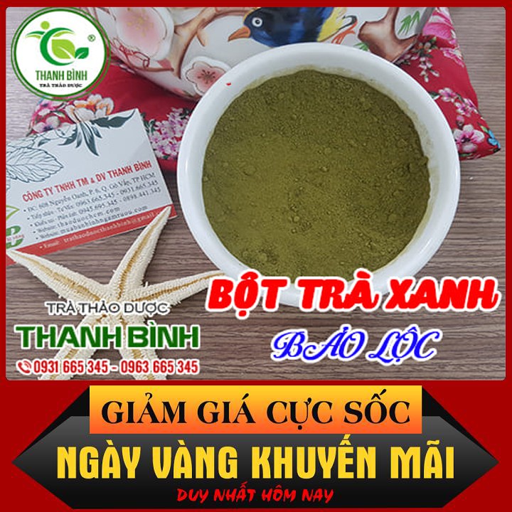 Bột Trà Xanh 1Kg _ 100% Nguyên Chất