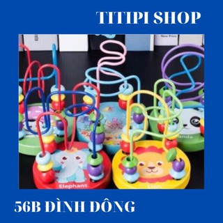 Siêu giảm giá Đồ chơi luồn hạt mini gỗ cho bé luyện khéo tay và kiên nhẫn tại Hải Phòng