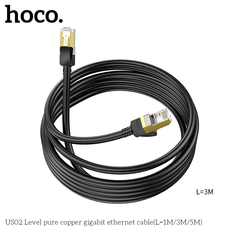 Dây cáp mạng HOCO US02 RJ45 CAT6 RJ45 chuyên dụng tùy chọn kích thước