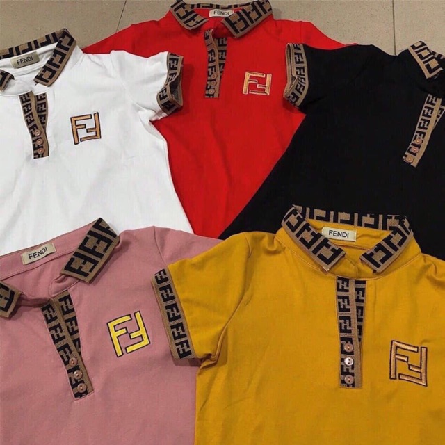 Áo FF cộc tay cổ bẻ