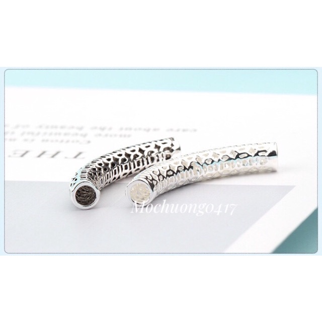 KHO SỈ  Charm ống bạc kim tiền - Hàng bạc tốt loại 1 cực đẹp PH299