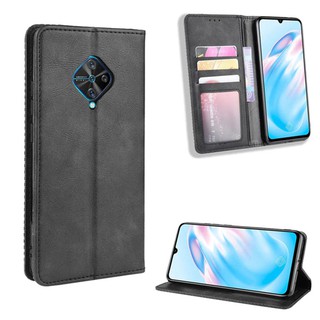 [Giá rẻ nhất ] Bao da Vivo S1 Pro dạng ví Luxury Leather