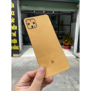 Dán lưng da Google Pixel 2XL trơn không các màu