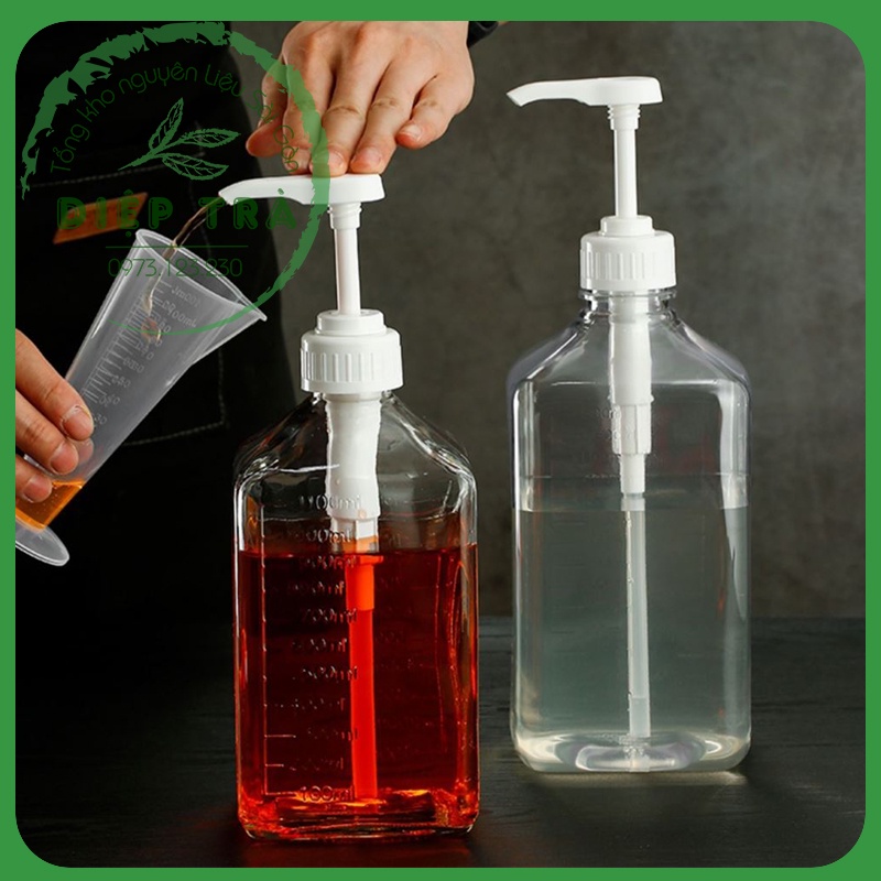 Bình bơm Siro nhựa 1600ml