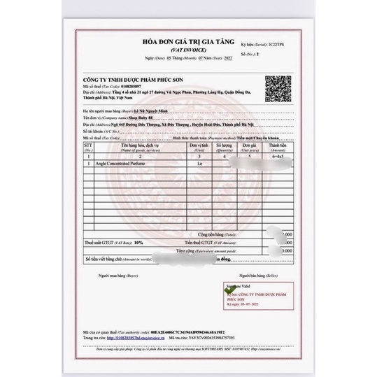 Nước hoa tinh dầu Dubai Hàng cao cấp Angle Concentrated Parfume Miss universe