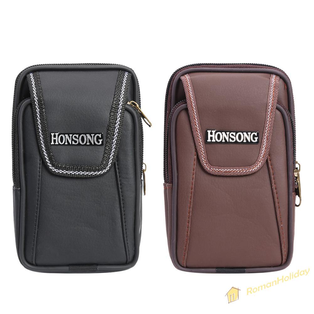 【On Sale】Fashion Men Phone Pocket PU Leather Soft Card Bag Money Wallet Zipper Purse