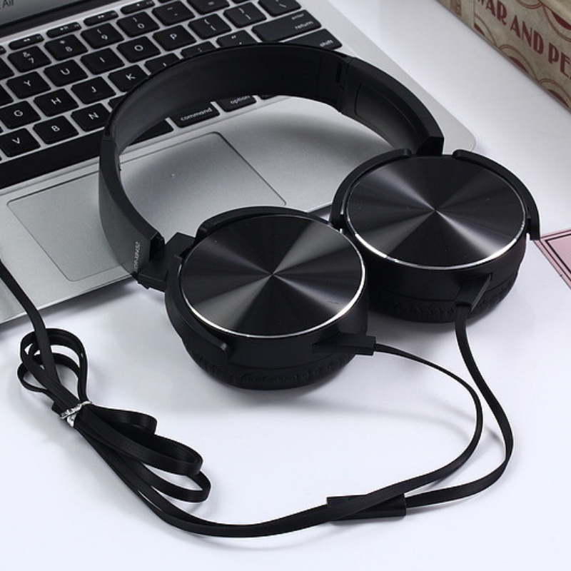 Tai nghe chụp tai SONY MBR XB450 Extra Bass có dây cao cấp âm thanh trầm ấm tích hợp micro chống ồn