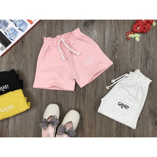 Quần thun bé gái, Quần sort ngắn, quần đùi thun cho bé gái 013156