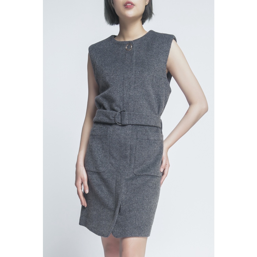 Áo khoác dạ sát nách IVY moda MS 79M4138