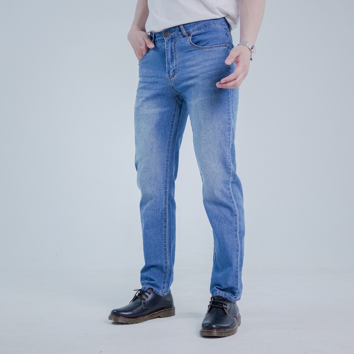 Quần Jean Nam H90 Chất Bò Giấy Cao Cấp, Co Giãn Cực Thoải Mái, Không Xù Lông, Không Bai Gião HTRJ011-01