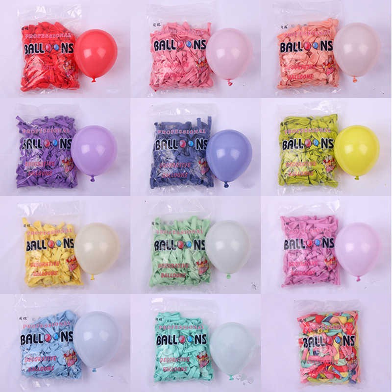 10 quả bóng bay pastel macaron màu hàn quốc trang trí sinh nhật 10 inch HAPPYKID CB10PASTEL