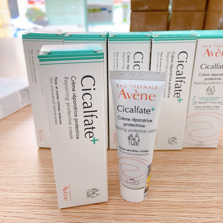 [Chính hãng] Kem làm lành da, chống nhiễm khuẩn Cicalfate Cream Plus 15ml Avène