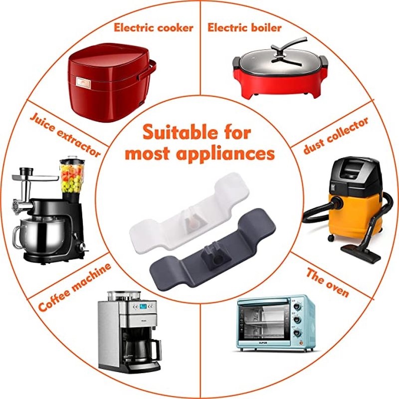 1 Giá Đỡ Dây Cáp Gọn Nhẹ 2 Loại Tự Dính Tiện Dụng Cho Nhà Bếp