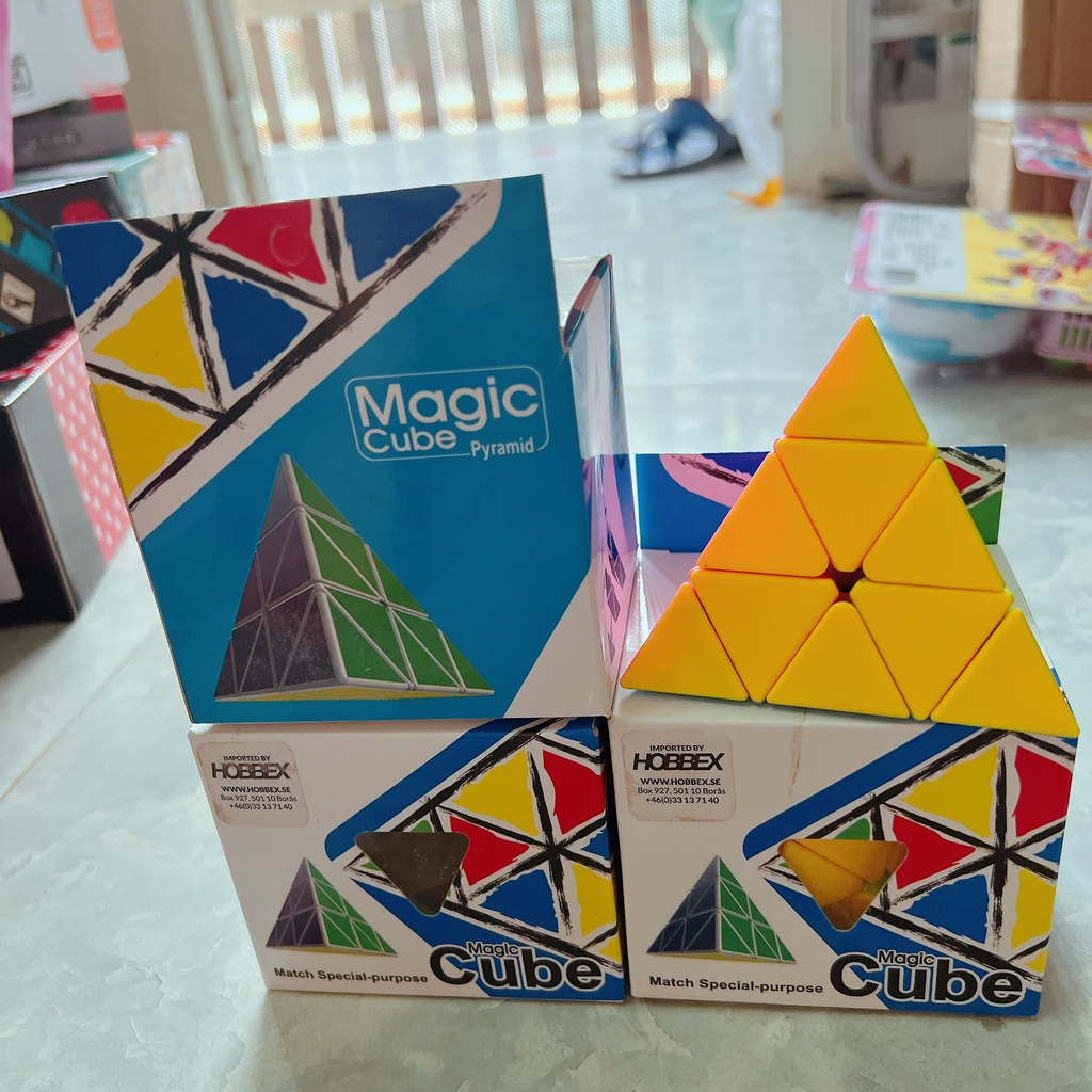 Rubik Biến Thể Fanxin Master Pyraminx 3*3 Pyramind 3 Tầng Rubic Tam Giác Đồ Chơi kỹ năng cho trẻ