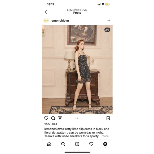 Đầm hoa nhí Lemonchic size M
